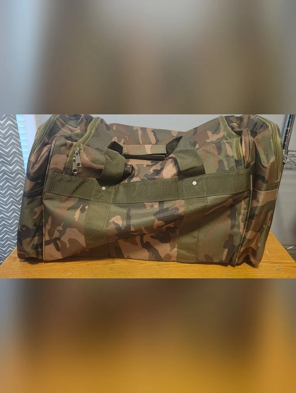 Camo Duffel - Green/Brown